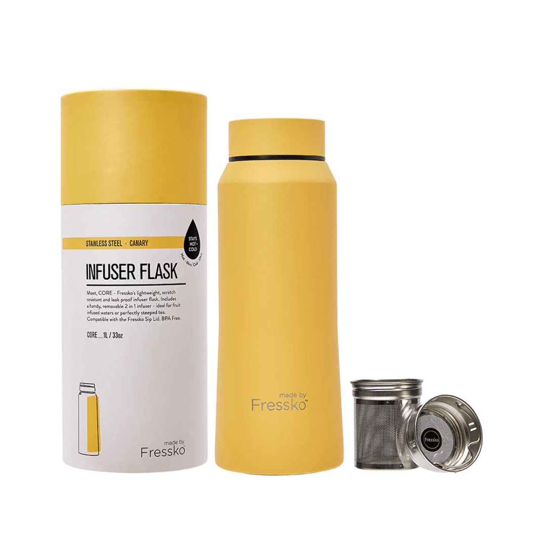 SCAR Fressko Infuser Core Flask Bottle | Canary Yellow