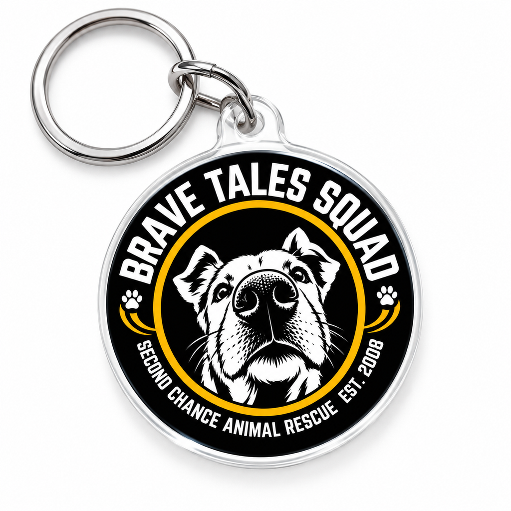SCAR's Brave Tale Squad Dog Keychain