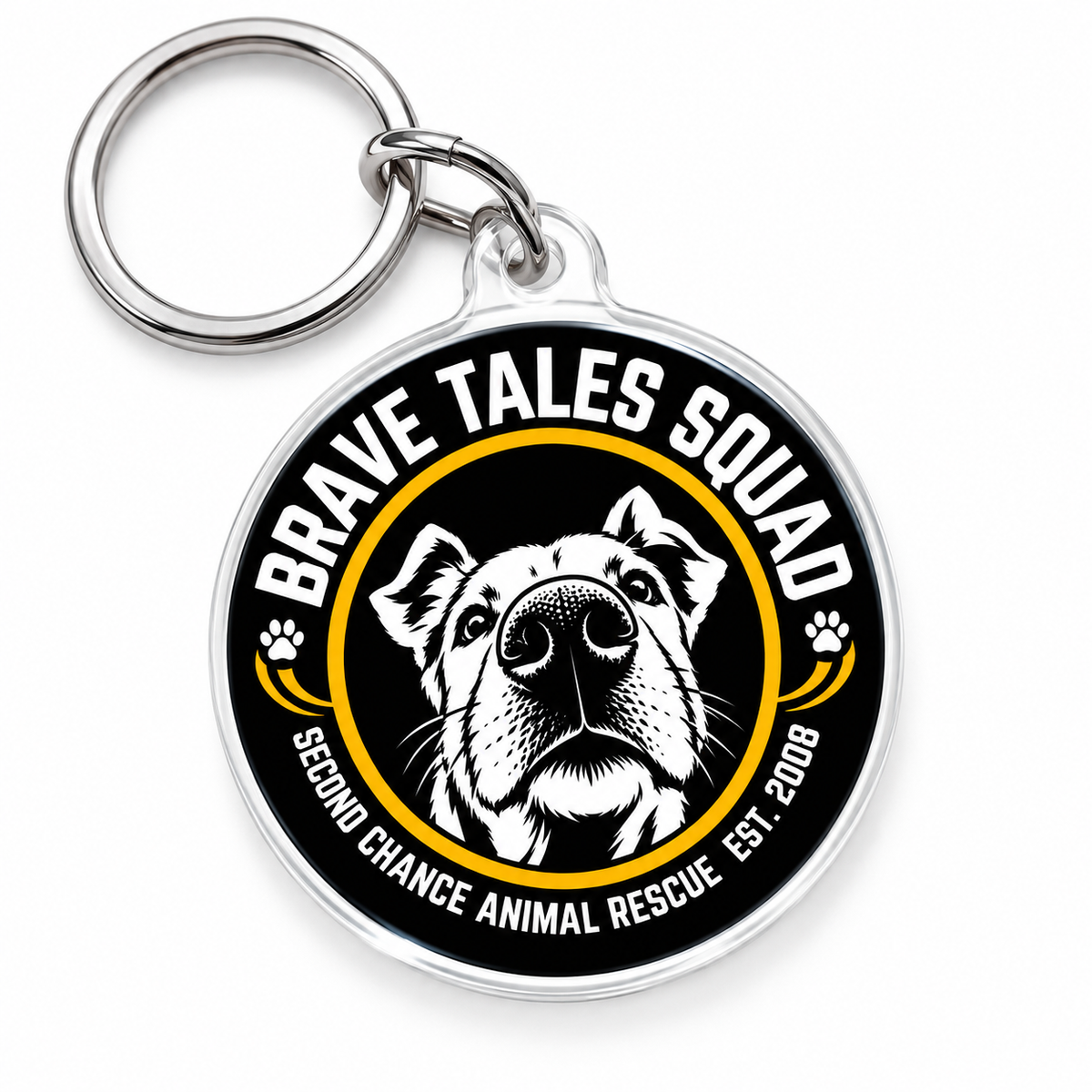 SCAR's Brave Tale Squad Dog Keychain