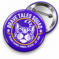 SCAR's Brave Tale Squad Cat Metal Button Badge